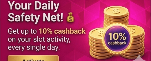 Weekly High Roller Cashback promotional banner